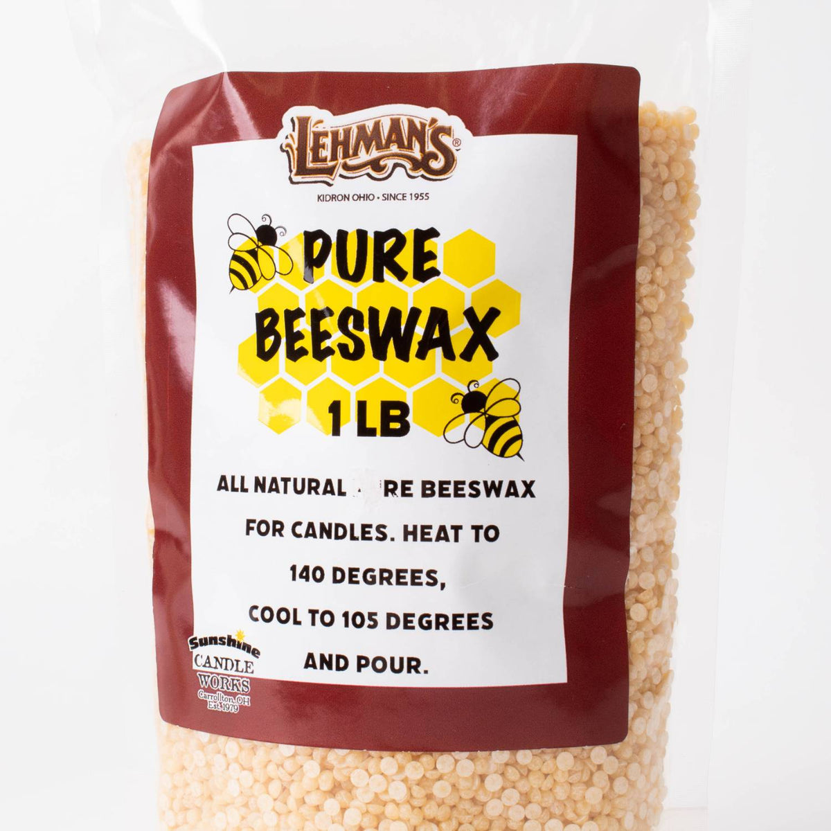 Lehman's Pure Beeswax Candle Wax Pellets - 1 lb