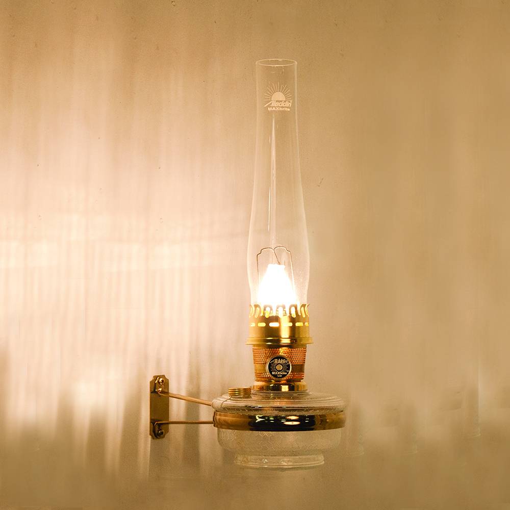 Aladdin Clear Regency Wall Oil Lamp