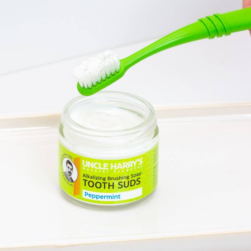 Uncle Harry's Brushing Soap Tooth Suds - Peppermint