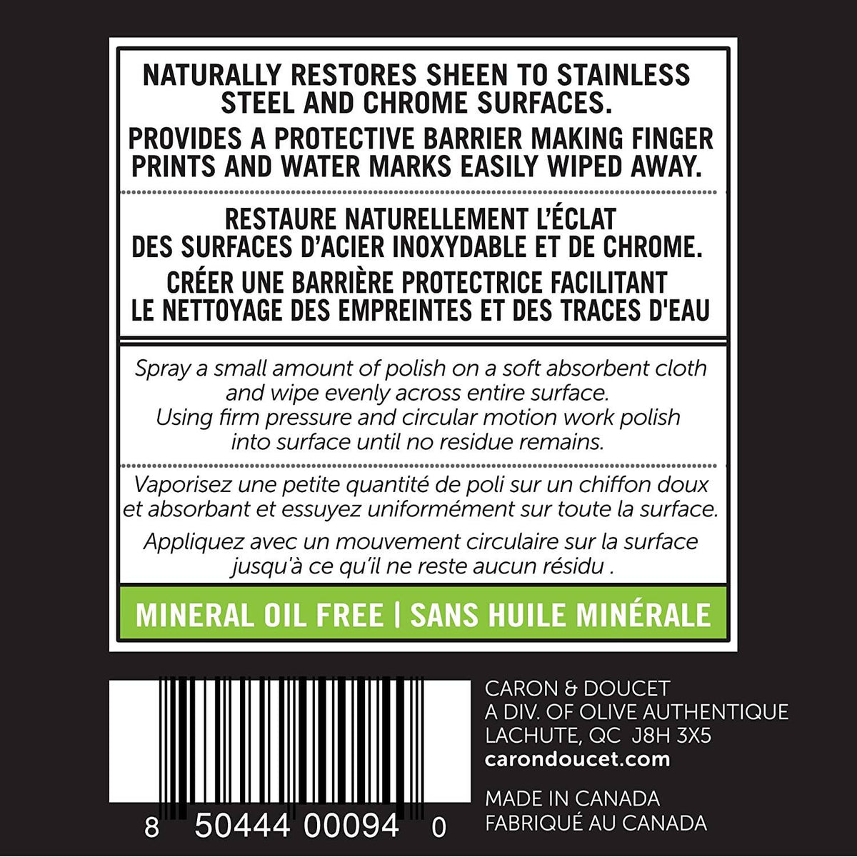 Stainless Steel Polish and Cleaner - Natural