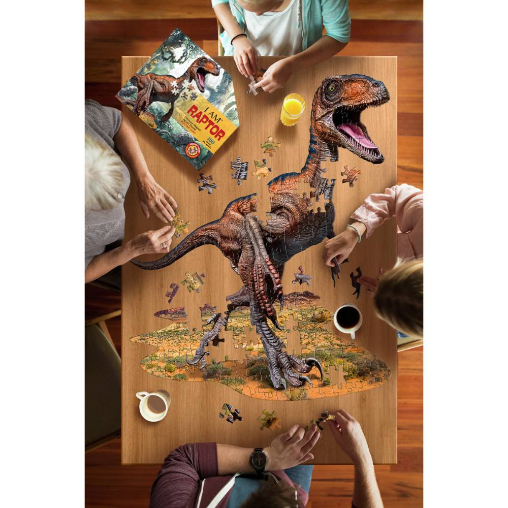 Shaped Jigsaw Puzzle - Raptor - 100pcs