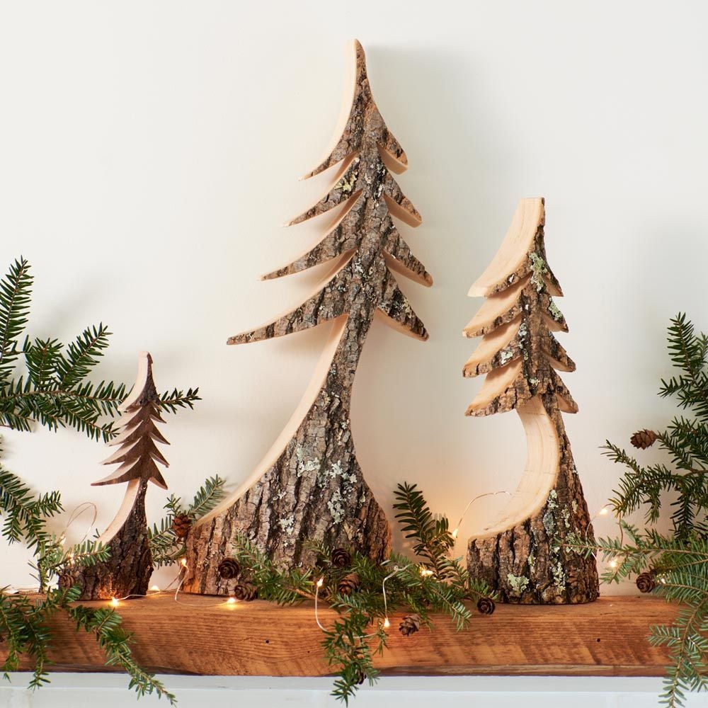 Hand-Carved Holiday Tree