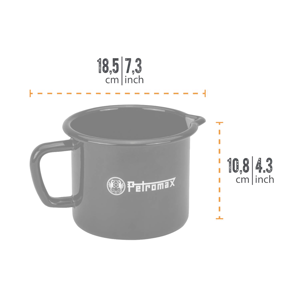 Petromax Enamel Milk Pot