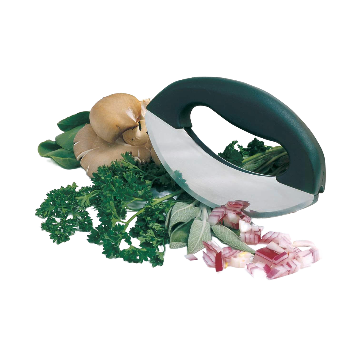 Stainless Steel Mezzaluna Chopper
