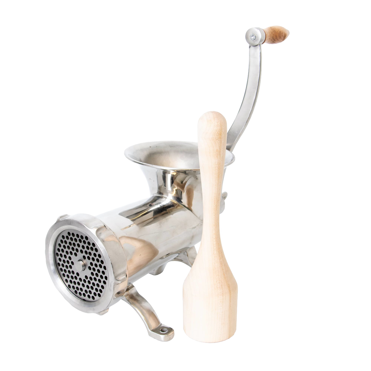 Wooden Stompers for Meat Grinders