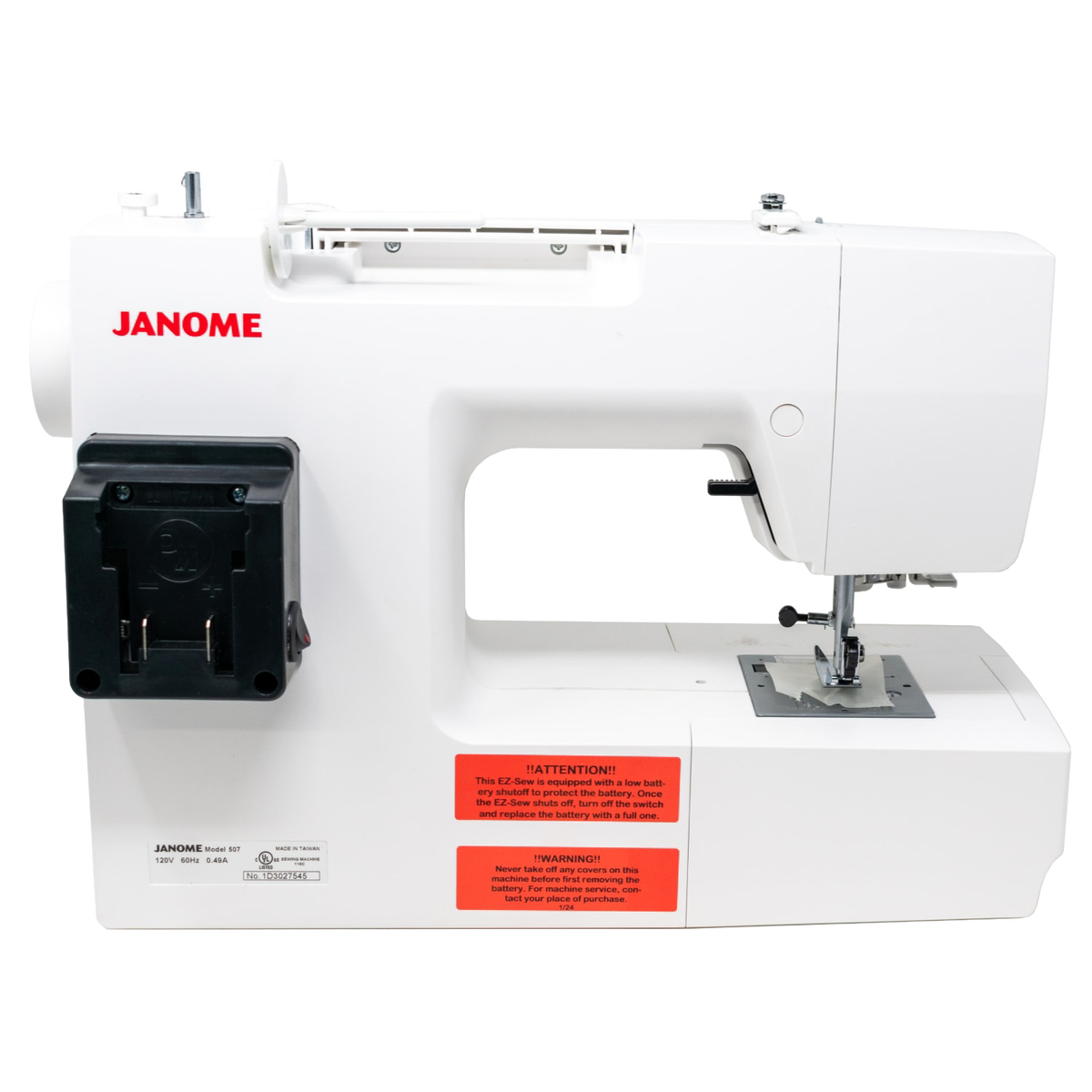 EZ-Sew - Battery-Powered Janome Sewing Machine - Milwaukee/DeWalt