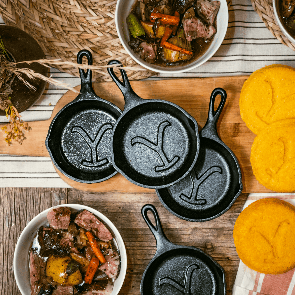 Lodge Yellowstone Cast Iron Skillets