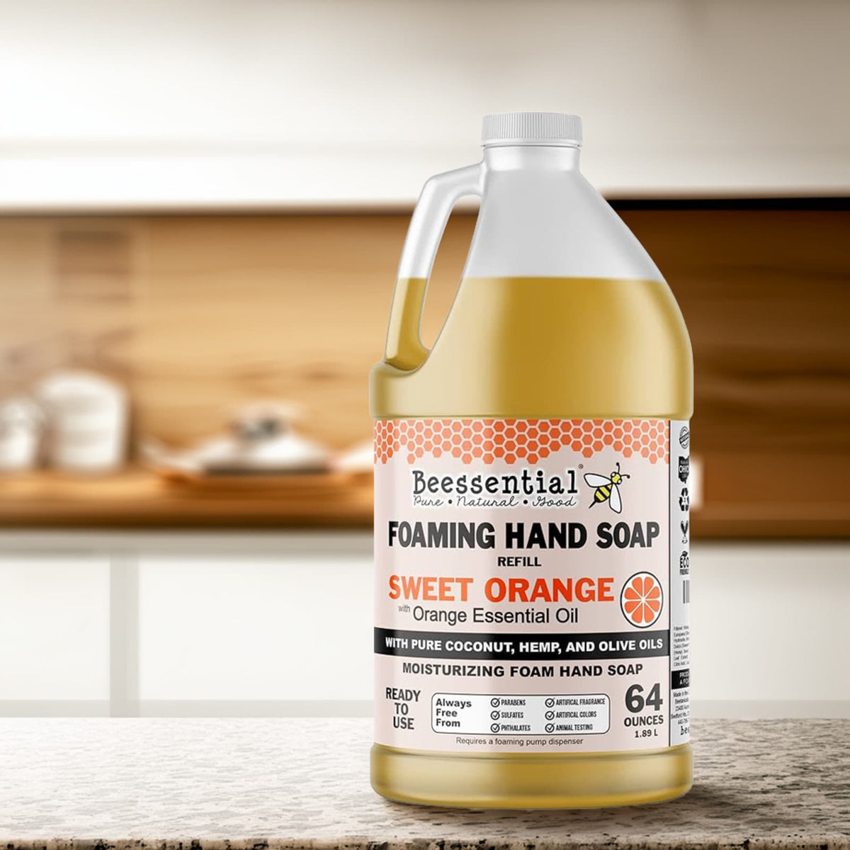 Beessential Foaming Hand Soap Refill - 64 oz