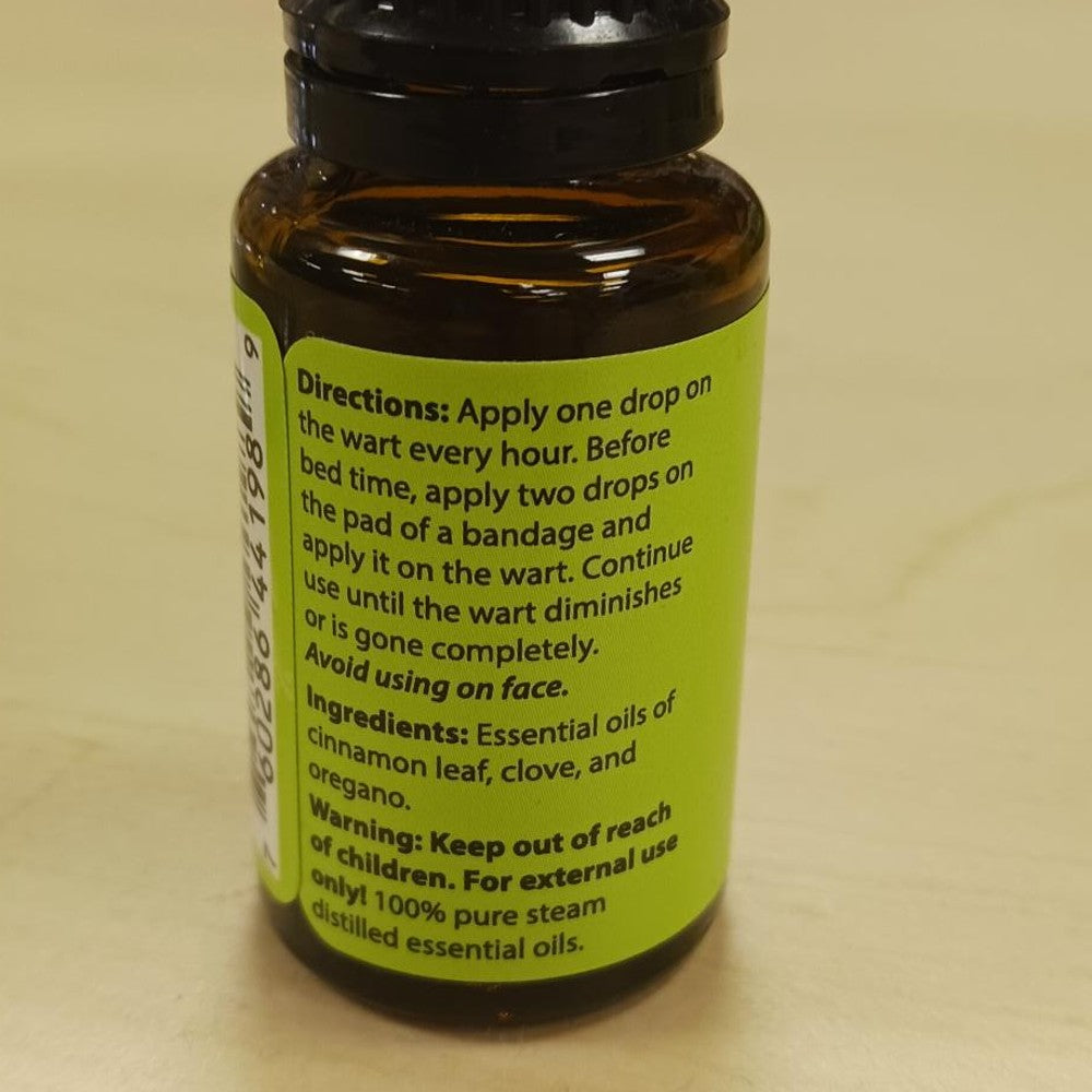 All-Natural Wart Oil