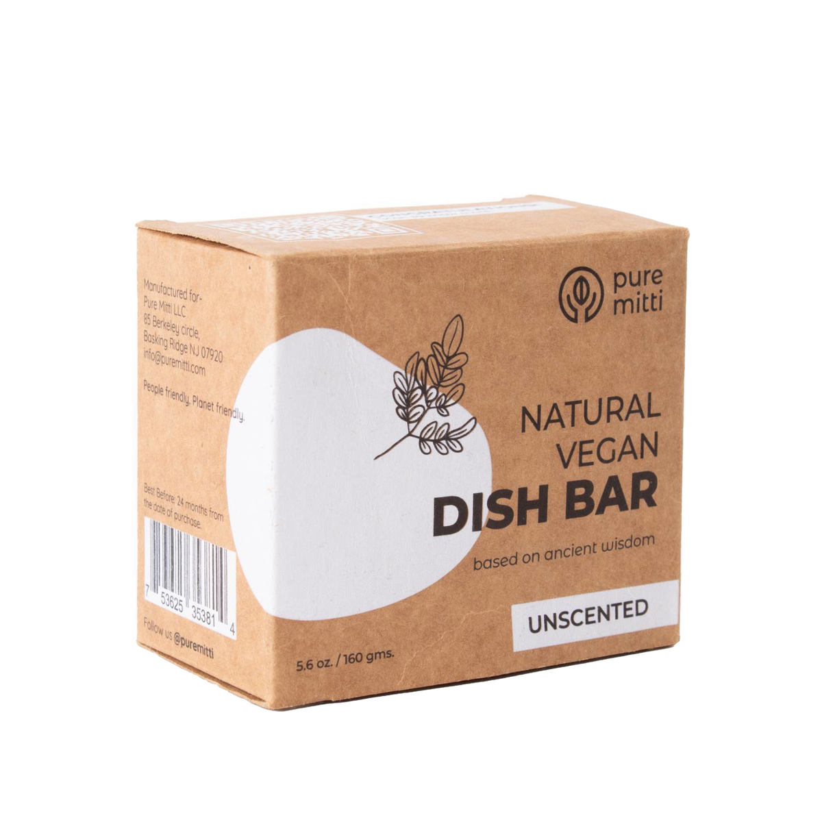 Natural Dish Bar Soap - Chemical Free - 5.7 oz