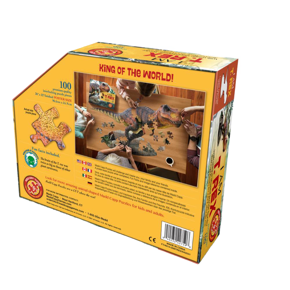 Shaped Jigsaw Puzzle - T-Rex - 100pcs