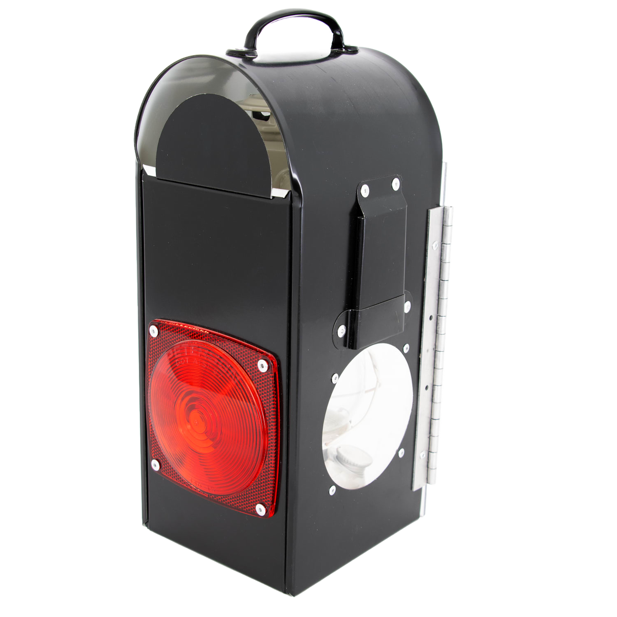Amish Buggy Carriage Lantern Box with Dietz Oil Lantern