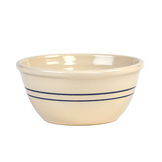 10" Heritage Blue Stripe Stoneware Mixing Bowl