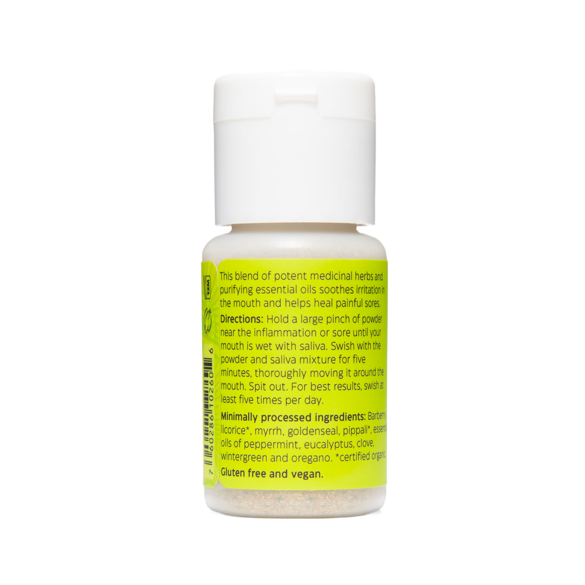 Uncle Harry's Tooth Powder for Inflamed Gums and Mouth Sores