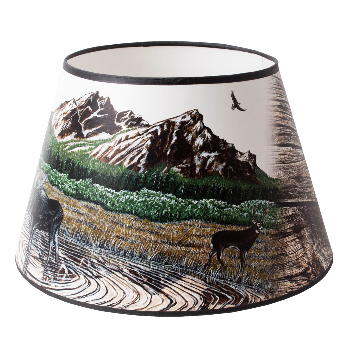 Aladdin Rocky Mountain High Parchment Oil Lamp Shade