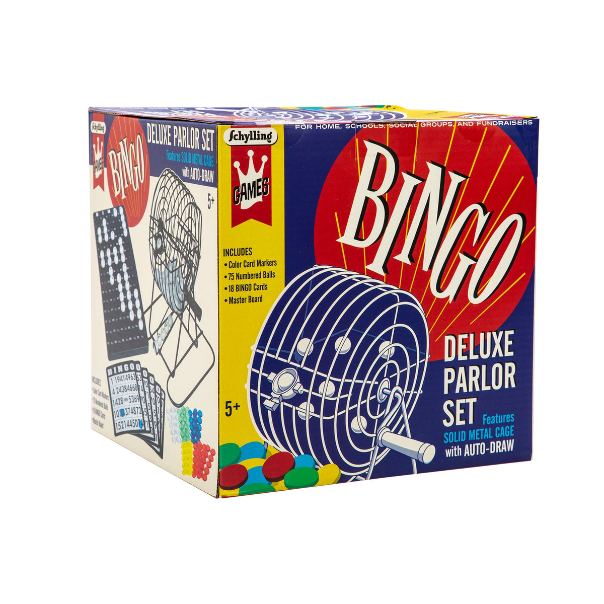 Bingo Game with Cage - Deluxe Parlor Set