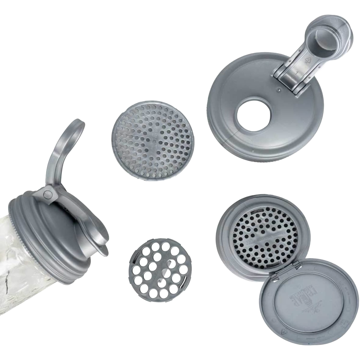 reCAP Mason Jar Lids - Zero Waste Starter Set - 6 Pieces