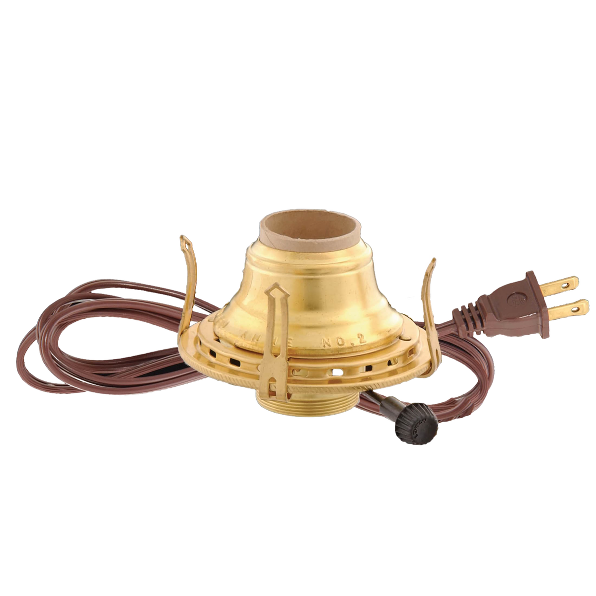 Queen Anne Electrified Burner for Oil Lamps - #2