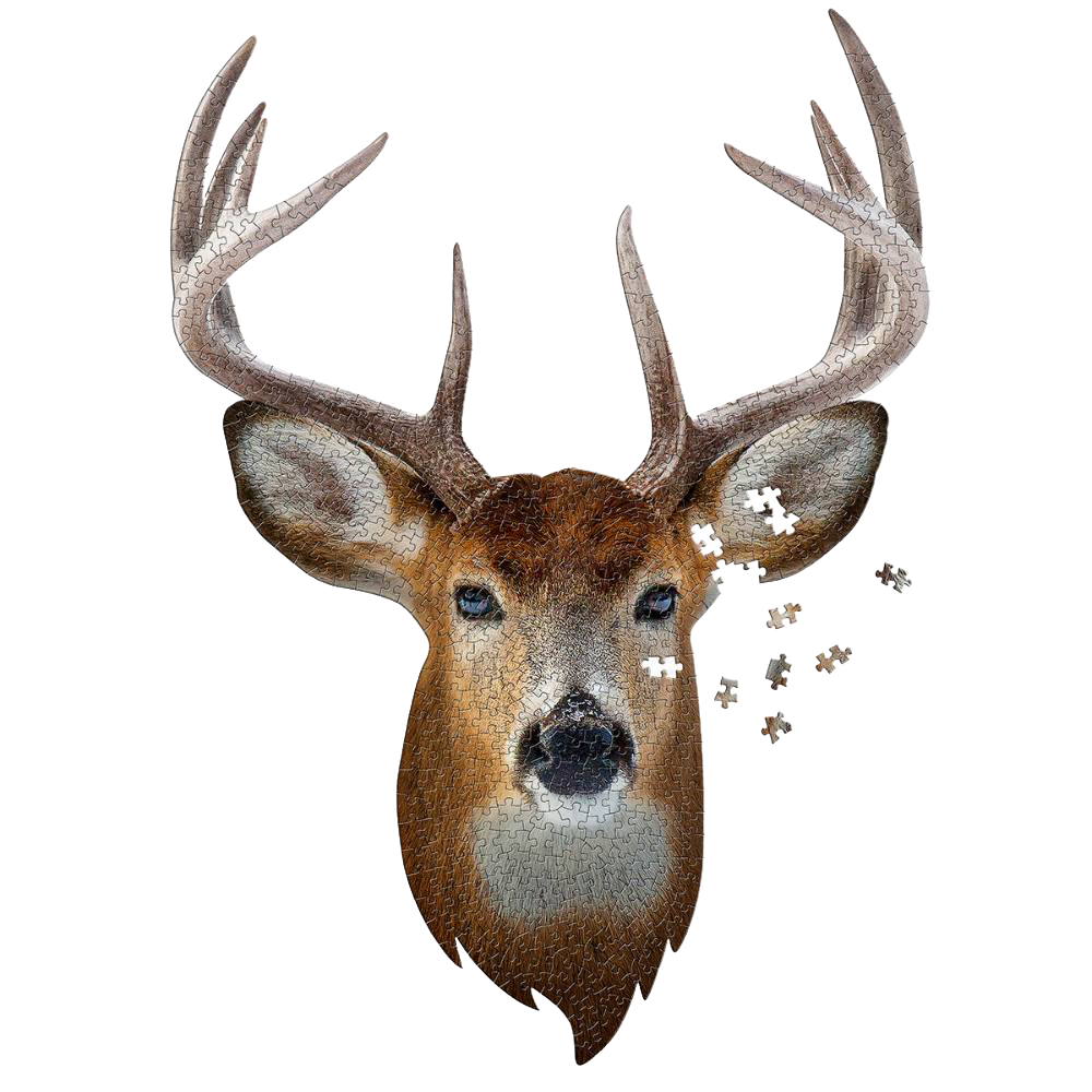 Shaped Jigsaw Puzzle - Buck - 520pcs