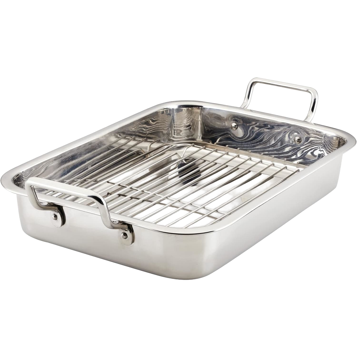 Farberware Stainless Steel Roaster with Rack 17"x12.25"