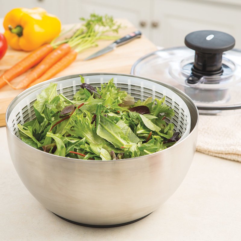 OXO Stainless Steel Salad Spinner