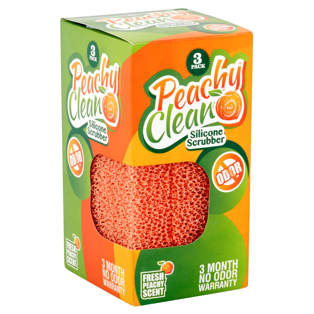 Peachy Clean Silicone Dish Scrubbers