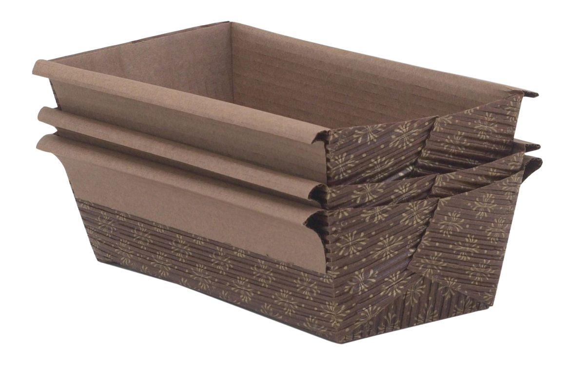 Paper Loaf Baking Pans - 7" x 3.75" (Set of 3)