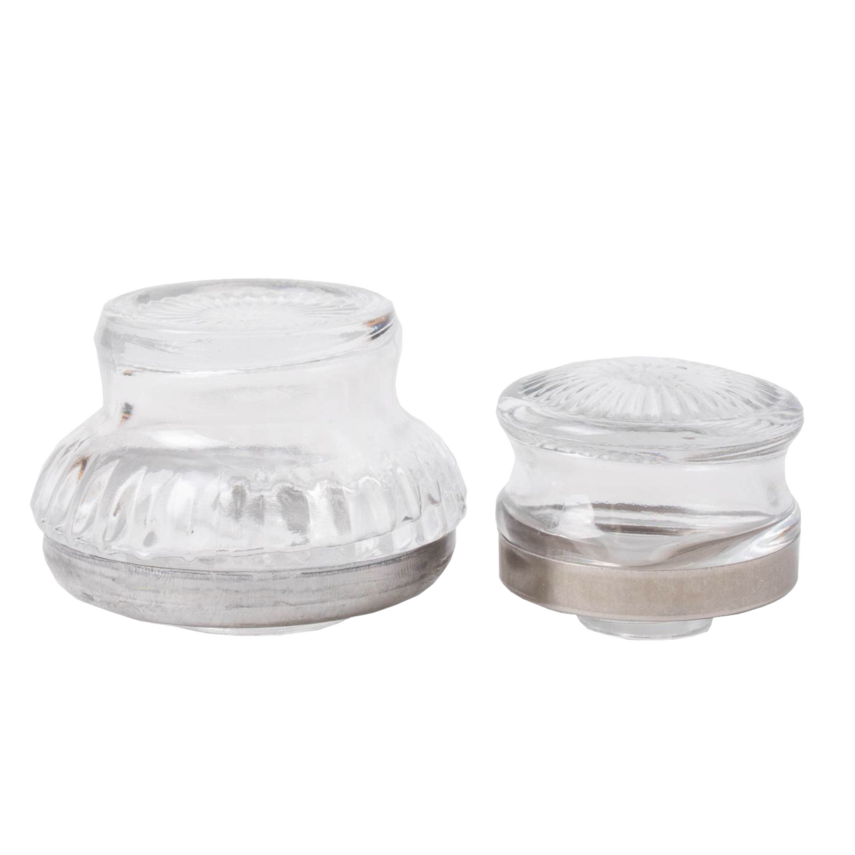 Glass Percolator Tops - Set of 2