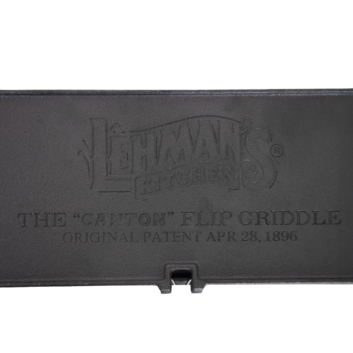 Lehman's Kitchen Family-Size Cast Iron Flip Griddle & Sandwich Press