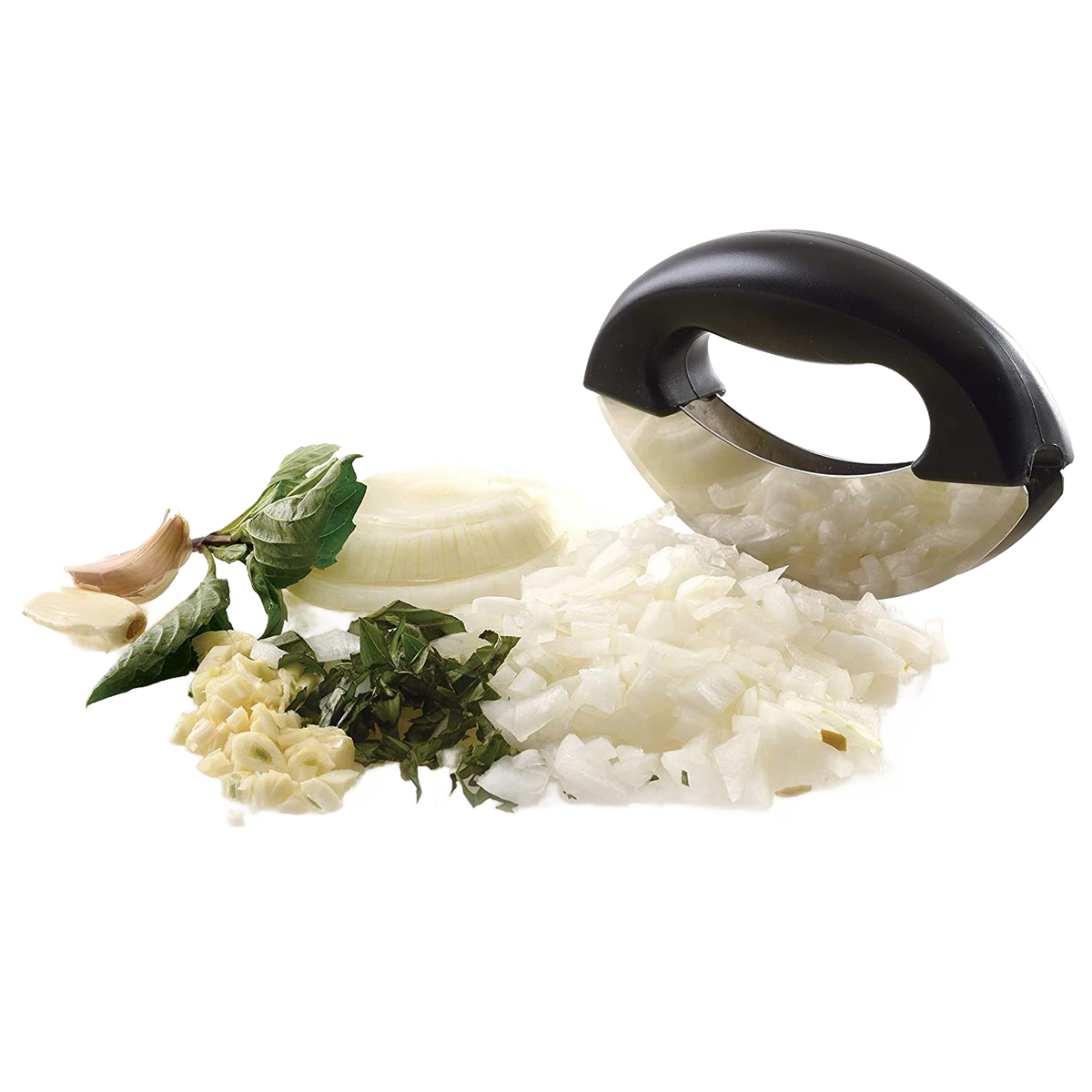 Stainless Steel Mezzaluna Chopper