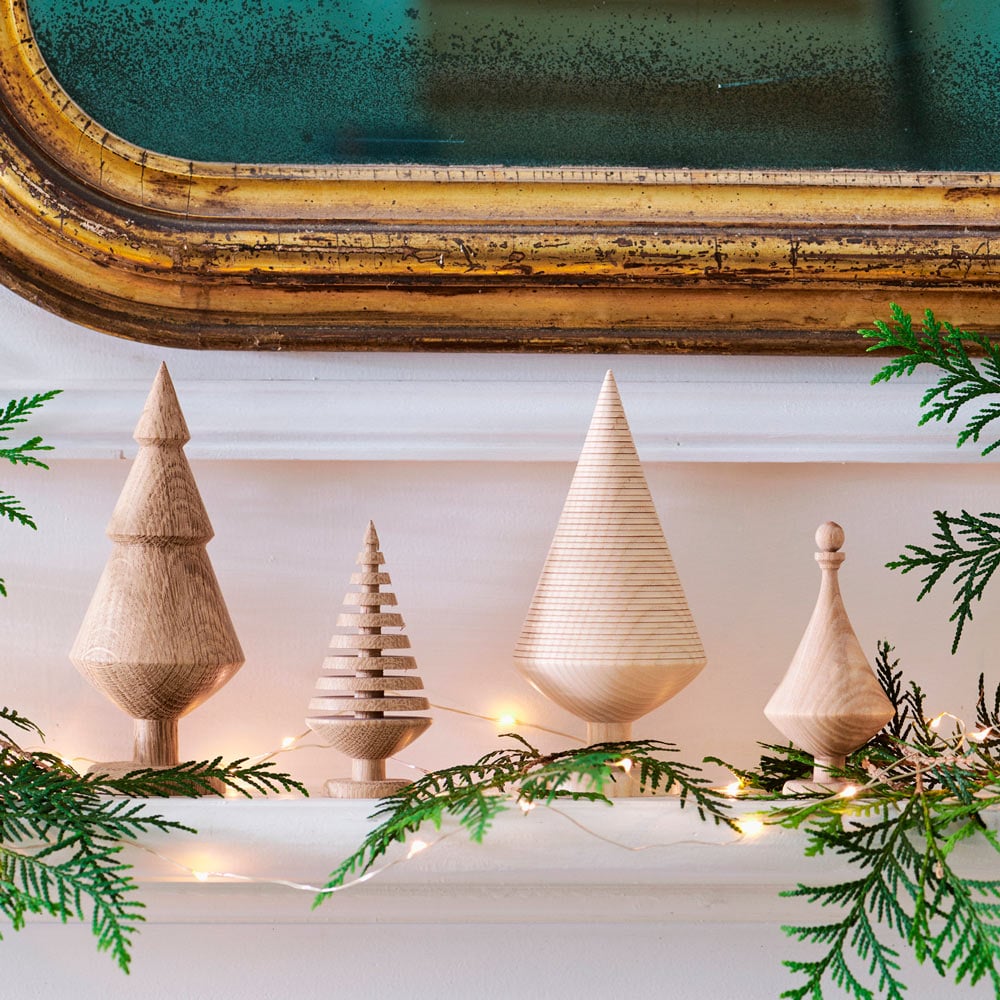 Scandinavian-Style Christmas Tree Quartet