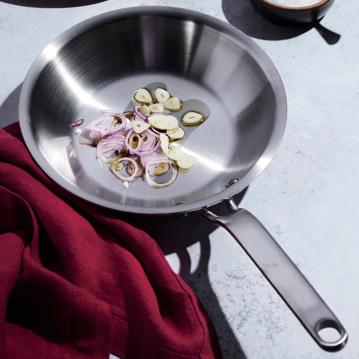 Heritage Steel Eater Fully Clad Fry Pan - Choice of Size