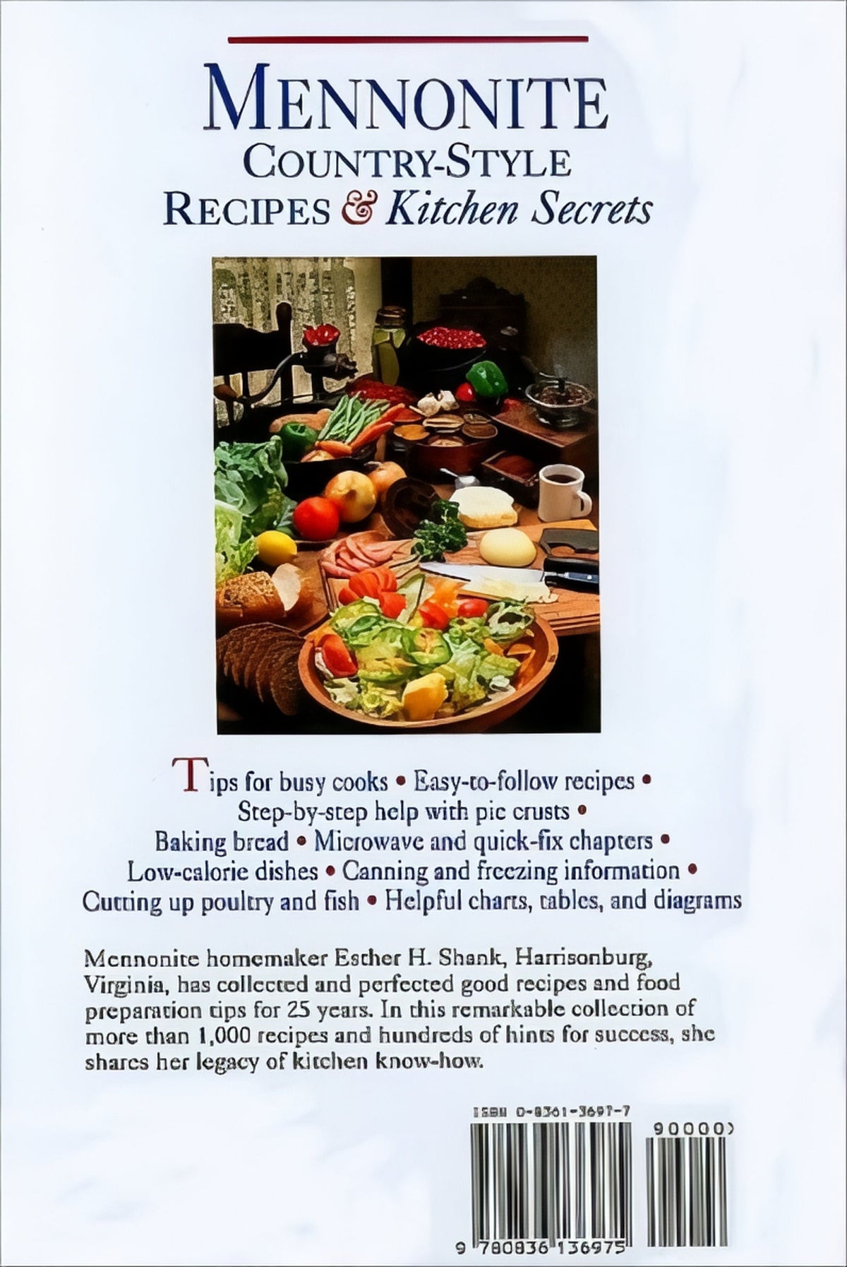 Mennonite Country-Style Recipes and Kitchen Secrets Book