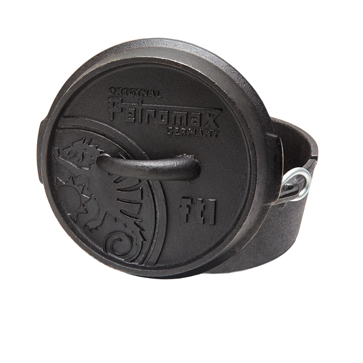 Petromax Cast Iron Dutch Oven with Flat Base