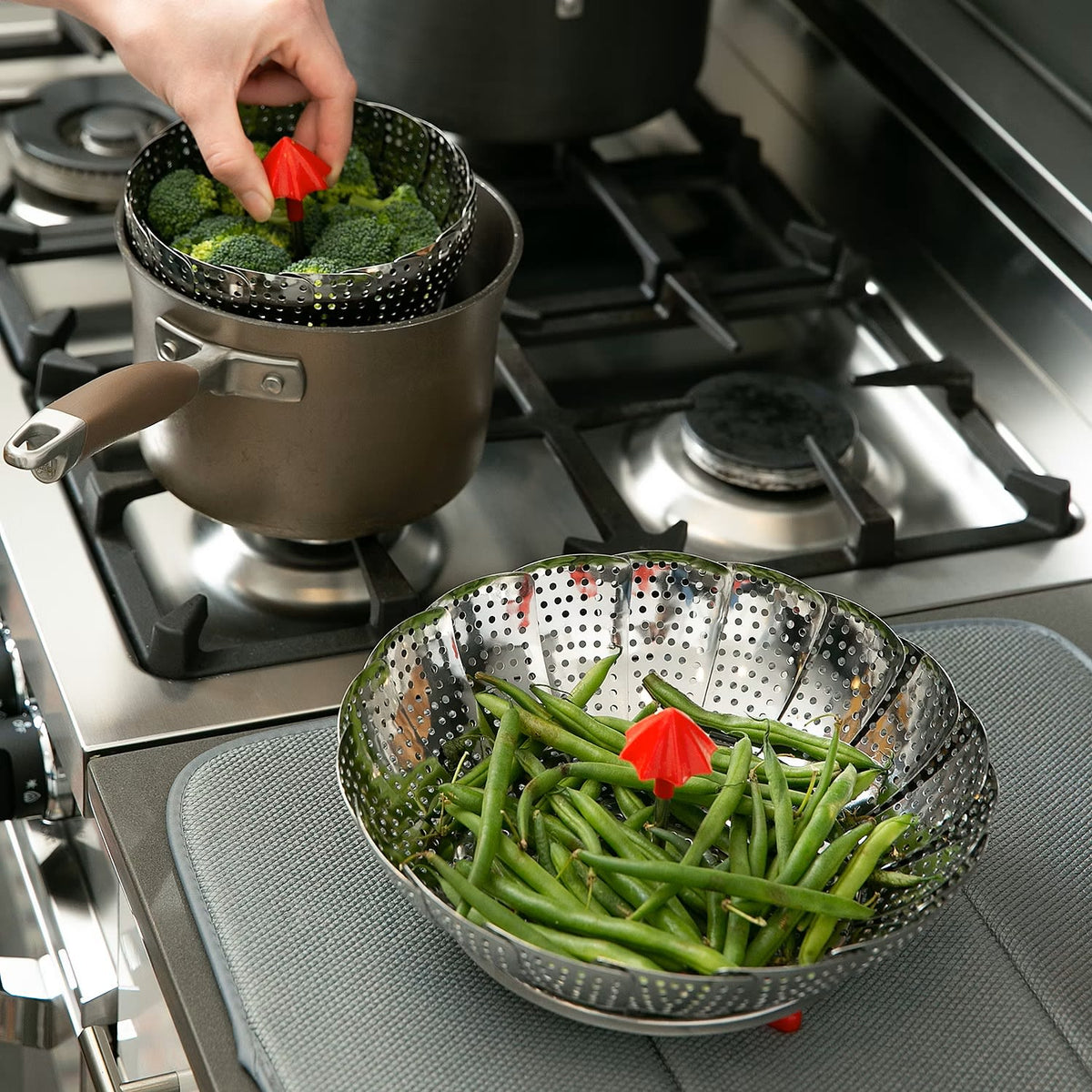 Umbrella Vegetable Steamer Basket - 9" or 12"
