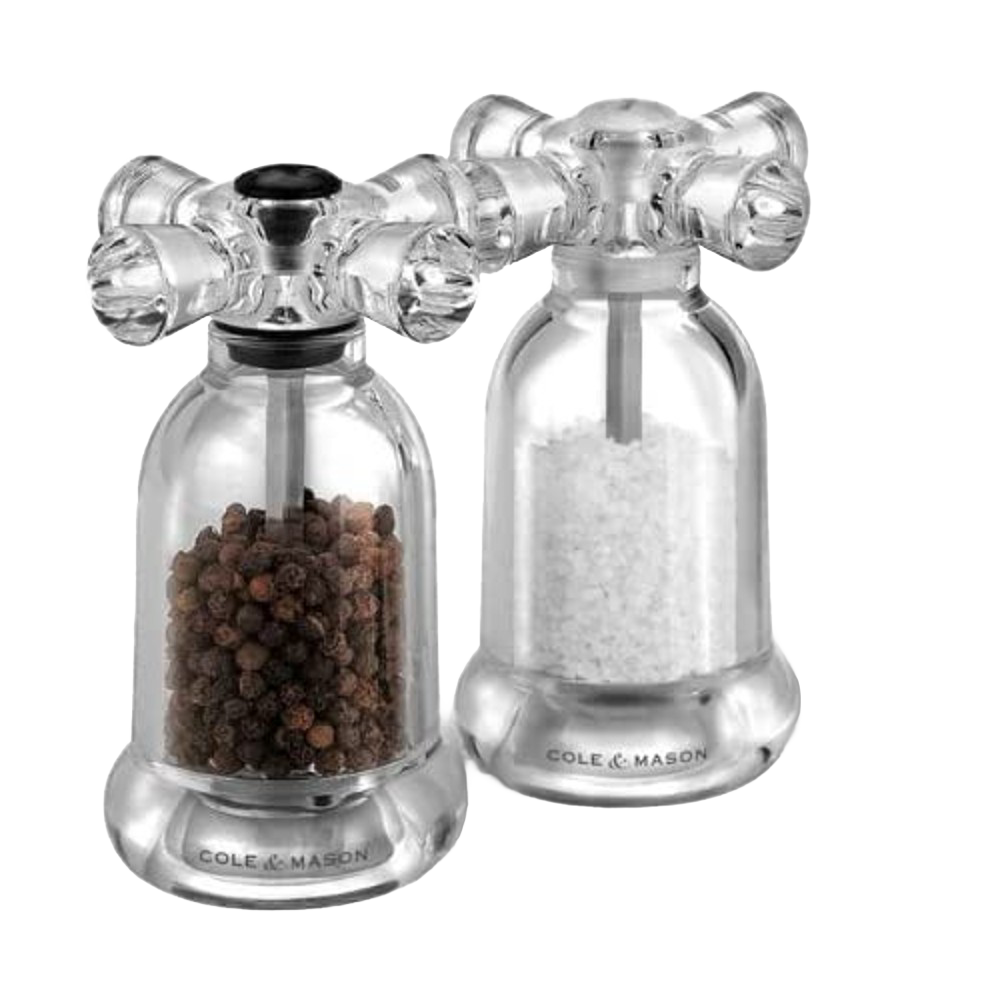 Faucet Salt and Pepper Mills