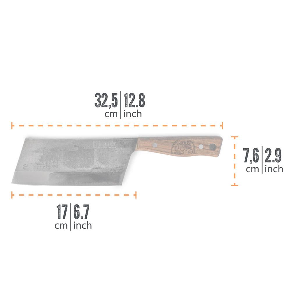 Petromax Cleaver Knife - 6.7"