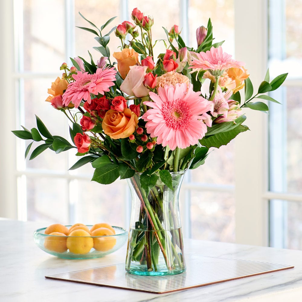 Seaside Cottage Bouquet with Vase