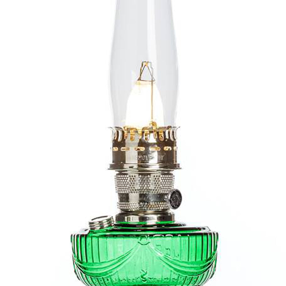 Aladdin Emerald Lincoln Drape Oil Lamp