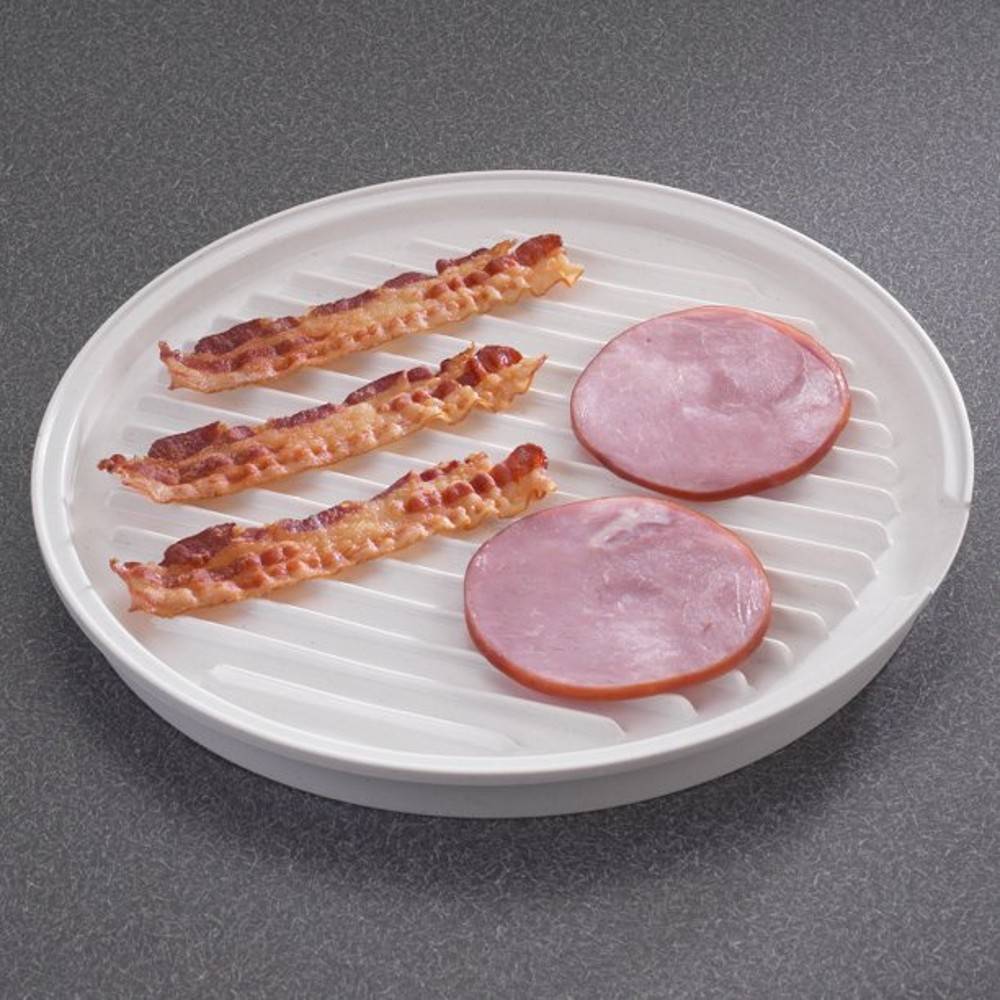 2-Sided Microwaveable Bacon/Meat Grill