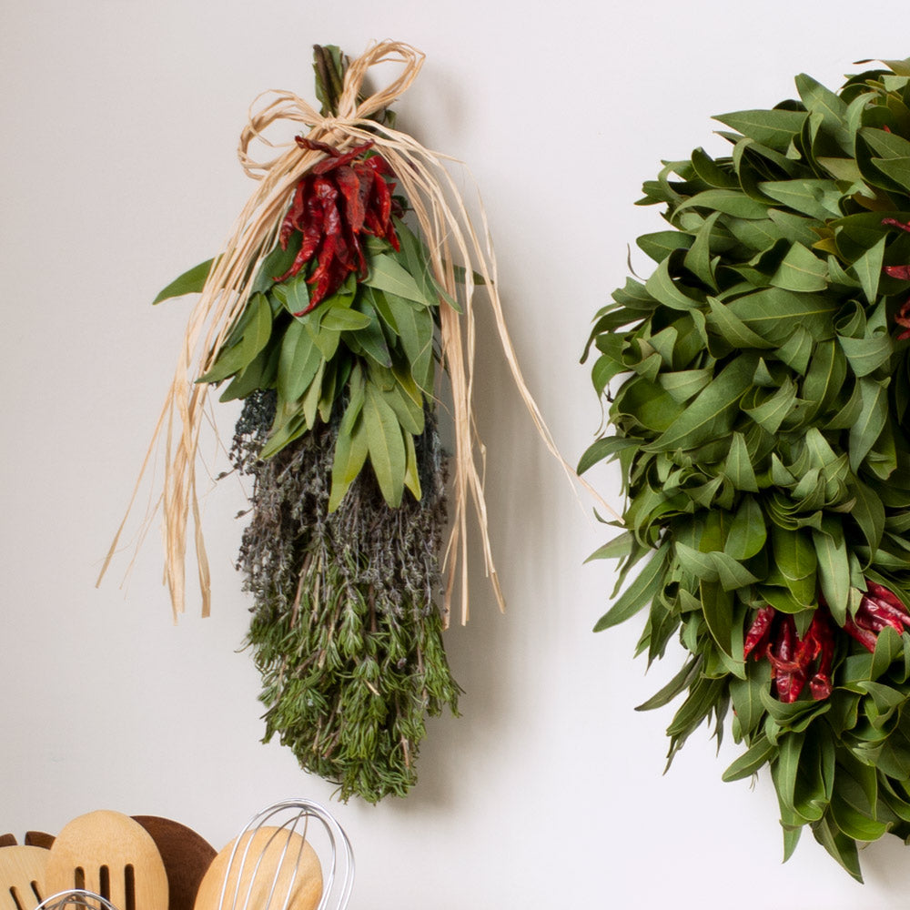Three Herb Holiday Swag