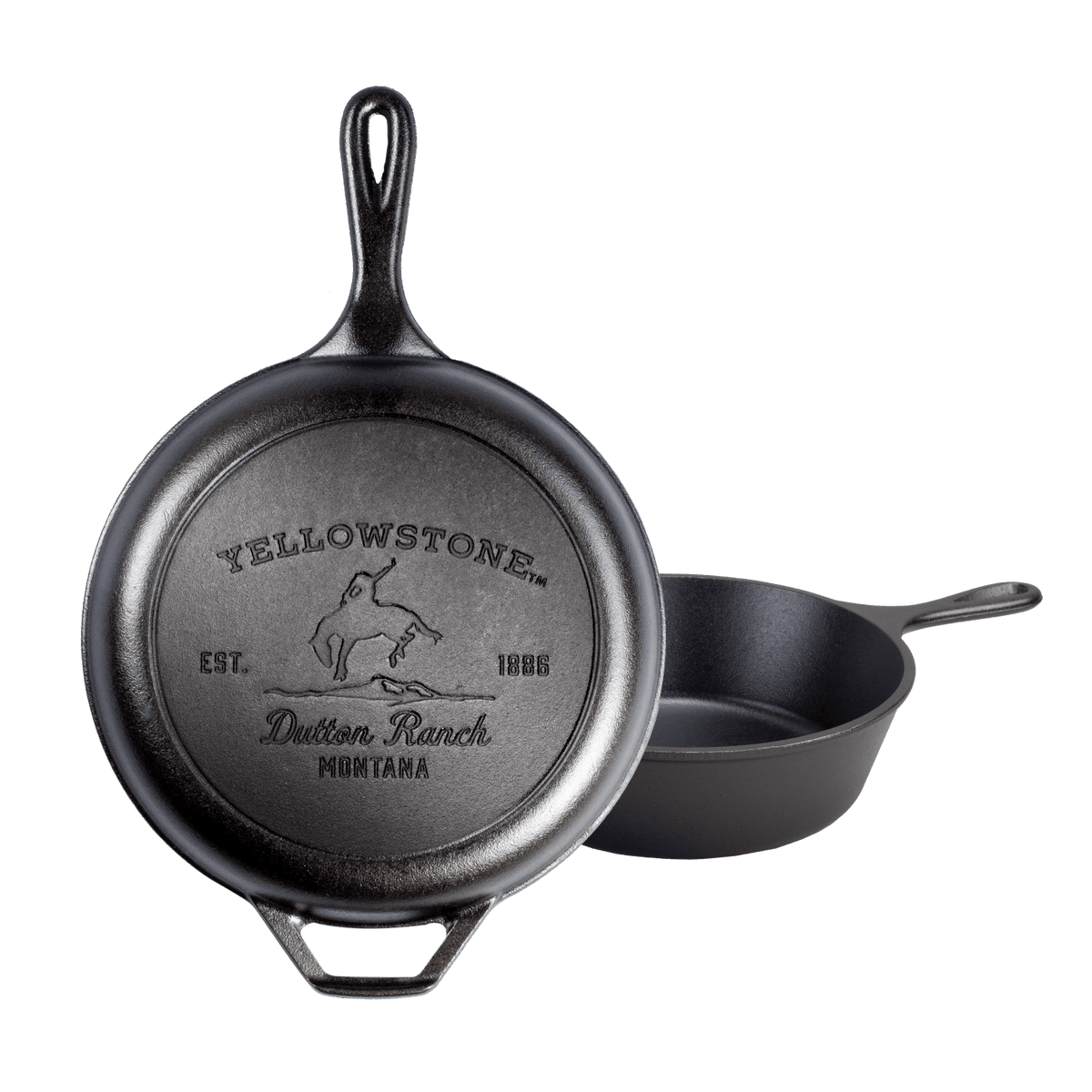 Lodge Yellowstone Cast Iron Bucking Bronco Combo Cooker