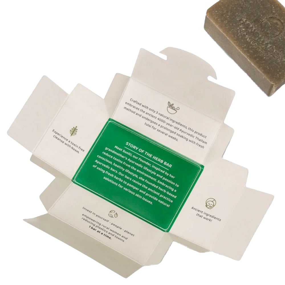 Neem Cleansing Ayurvedic Bar Soap - Organic / Handmade