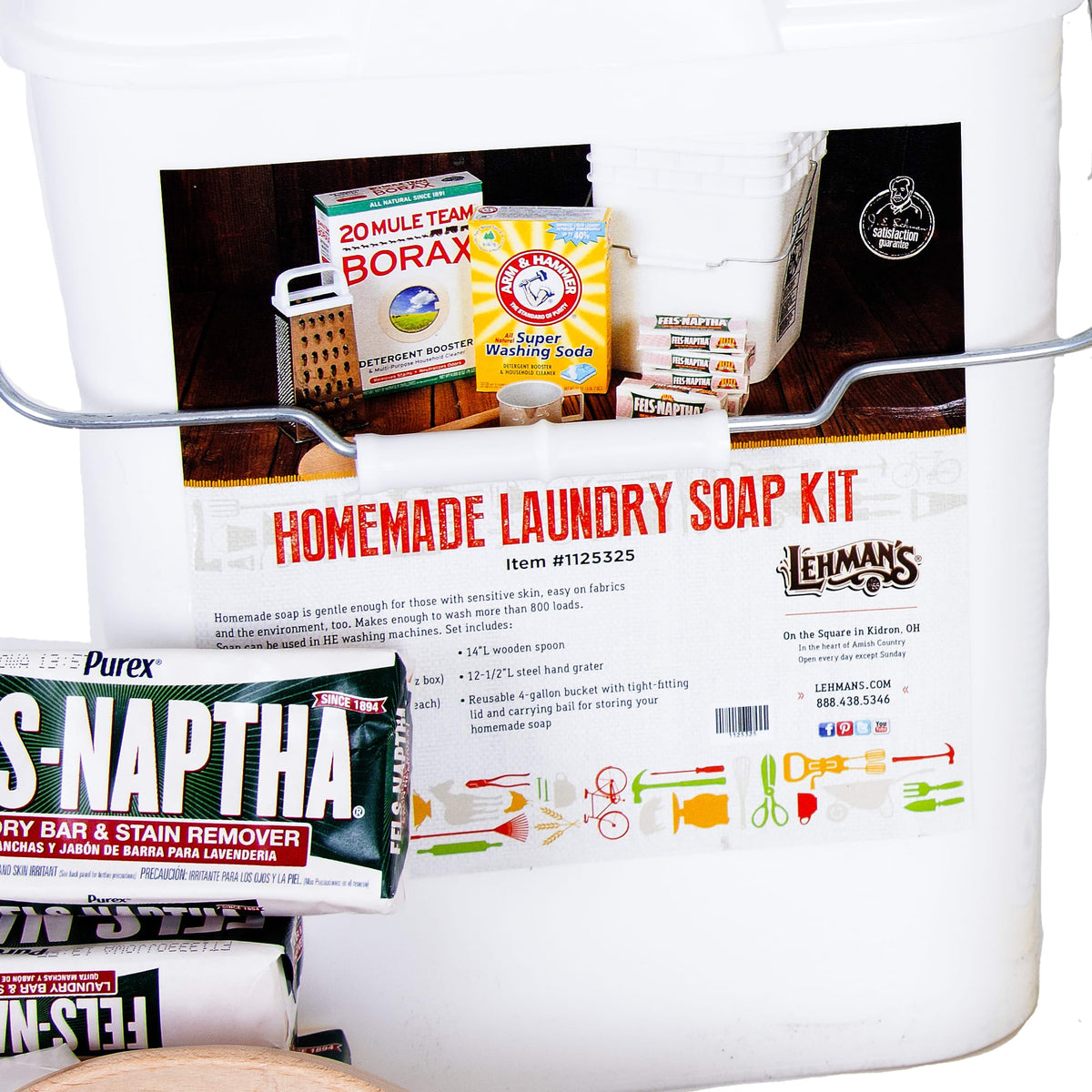 Homemade Laundry Soap Starter Set