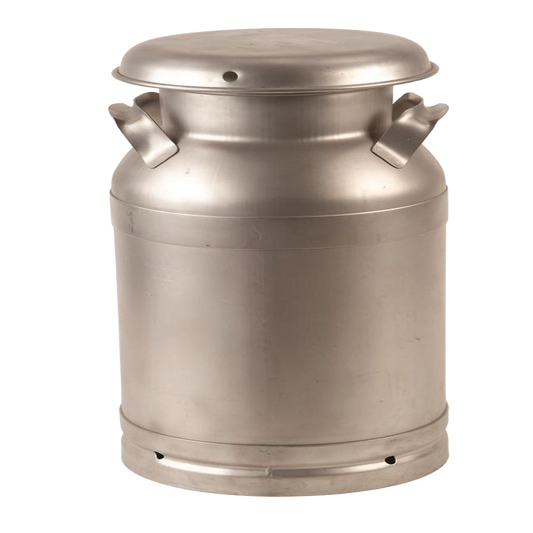 Large Stainless Steel Milk Cans - USA Made