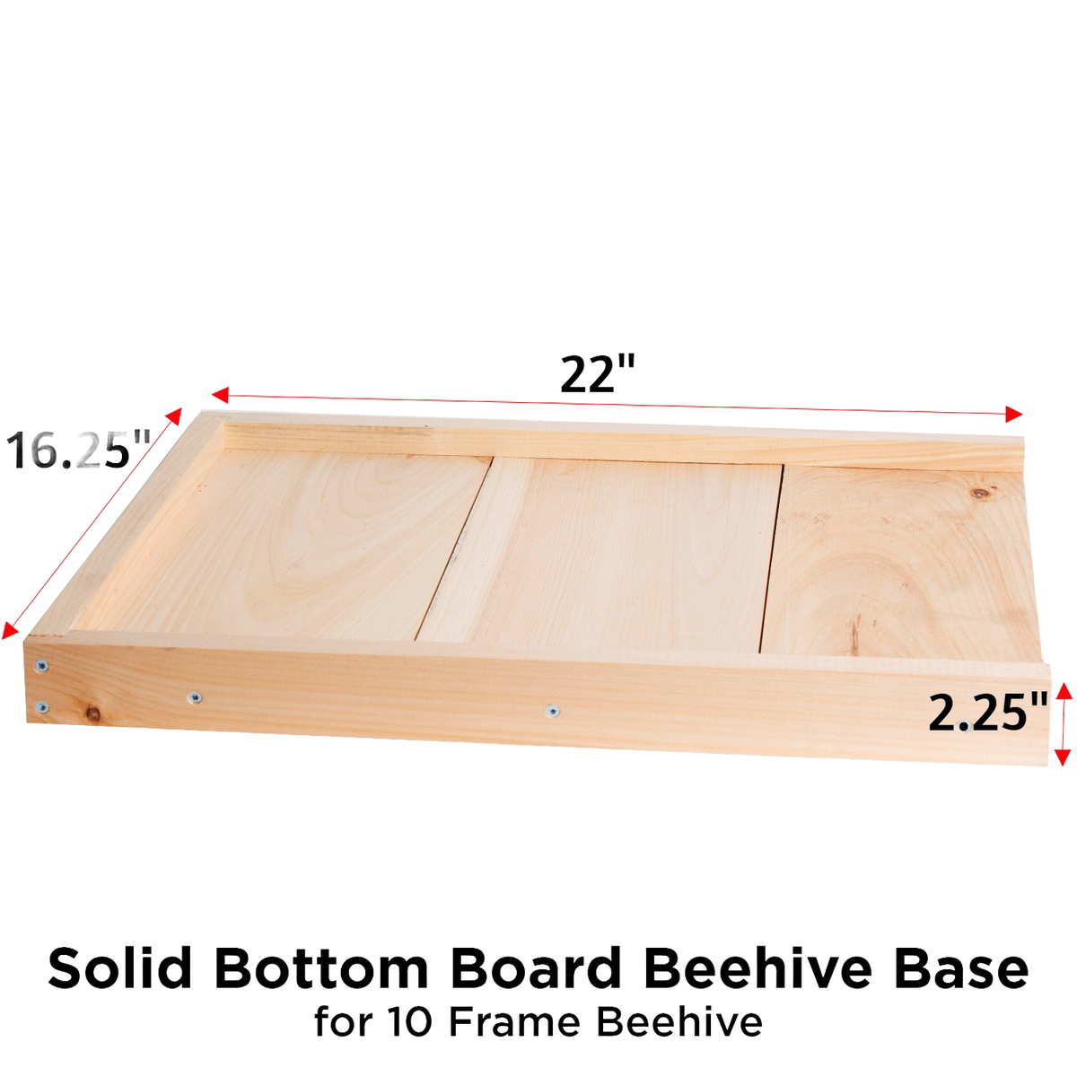 10-Frame Solid Base Board for Hive