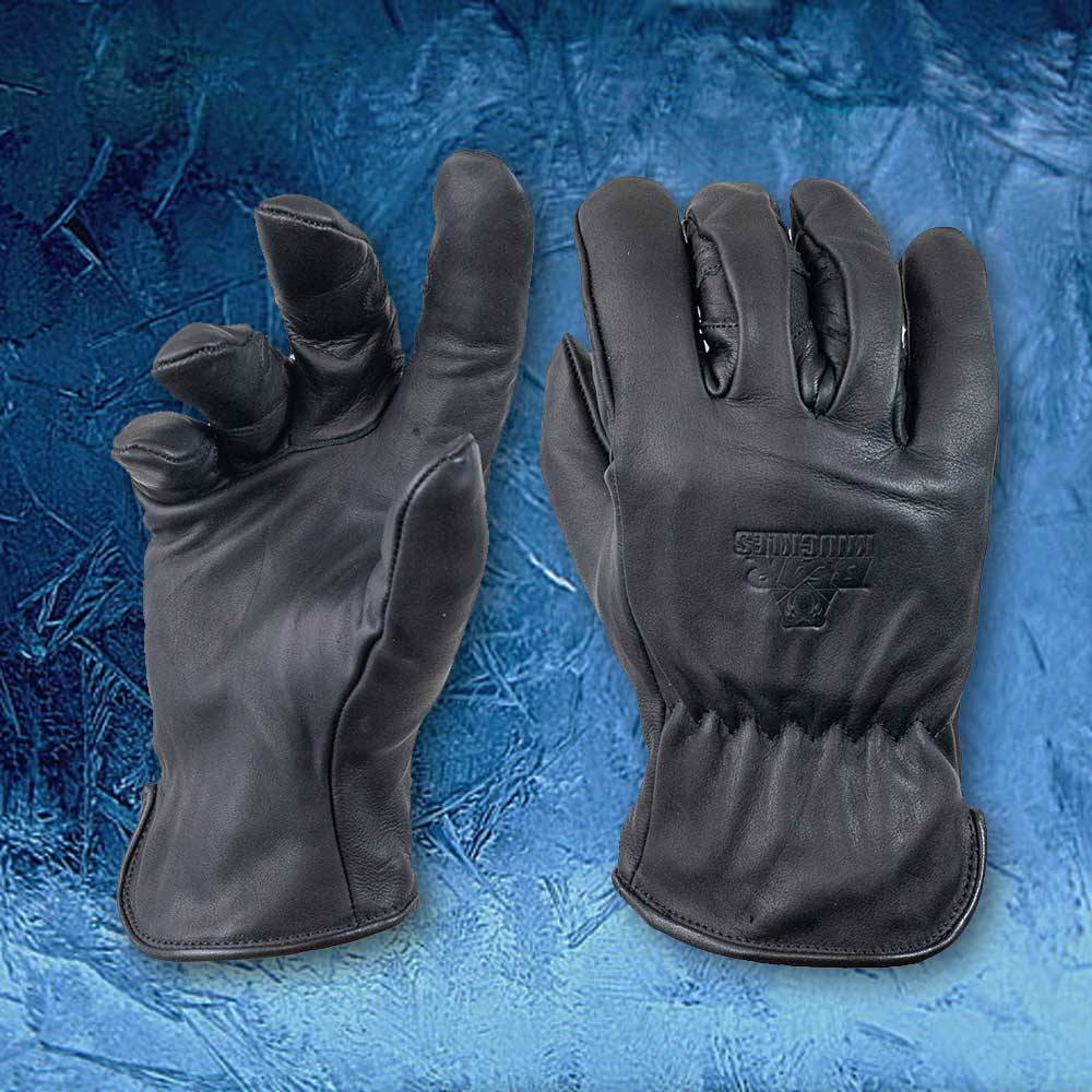 Bear Knuckles Fleece-Lined Cowhide Driver Gloves D409