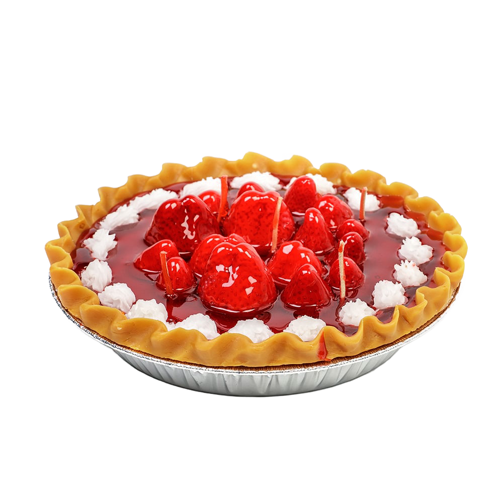 Strawberry Pie Dessert Candles