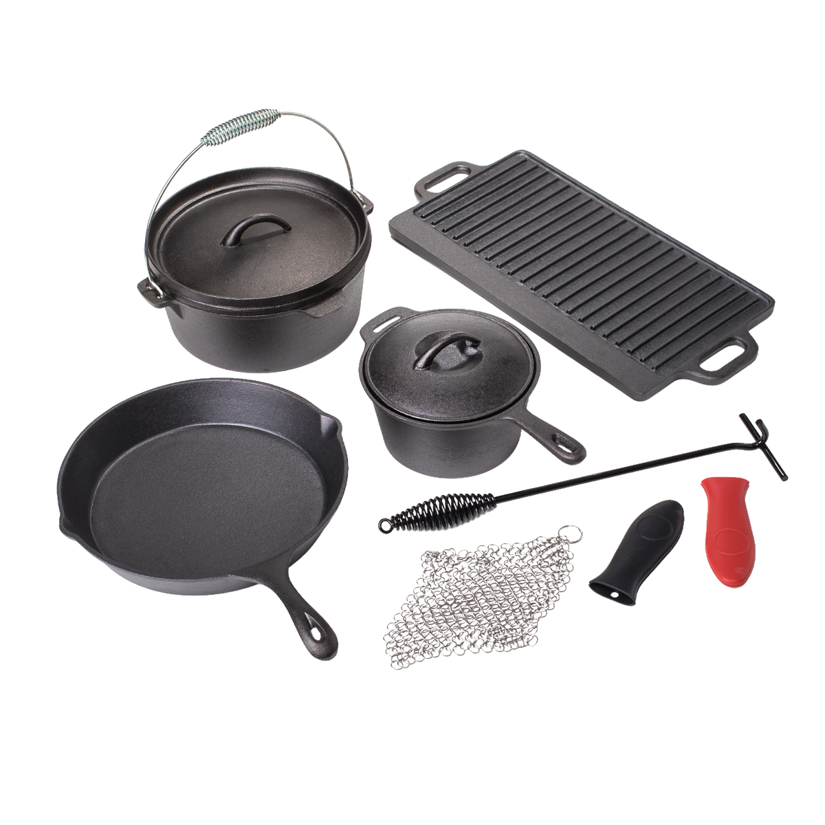 Cast Iron Cookware Camping Gift Set