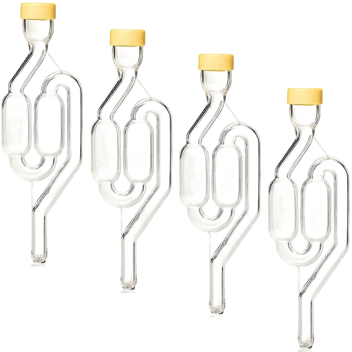 S-Shaped Airlocks & Stoppers for Fermenting